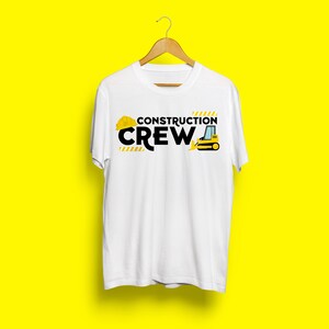 Construction Birthday Svg, Construction Crew Svg, Kids Birthday Svg, Matching Friends Svg, Construction Svg, Birthday Family, Excavator Svg
