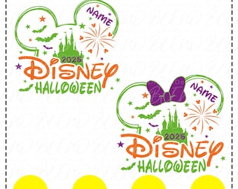 Disney Halloween Family Vacation SVG Bundle (Digital Download)