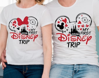 Offre groupée Mon premier voyage 2026, Svg voyage en famille 2026, Vacances en famille, Svg groupe d'amis, Mode vacances, Svg Magic Kingdom, Voyage en famille à Disneyland