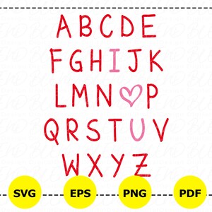 ABC Te amo Svg, Te amo U Svg, Png, Retro Día de San Valentín Svg, Rosa Roja Letra Amor, Lindo Día de San Valentín Svg, Lindo Día de San Valentín Png