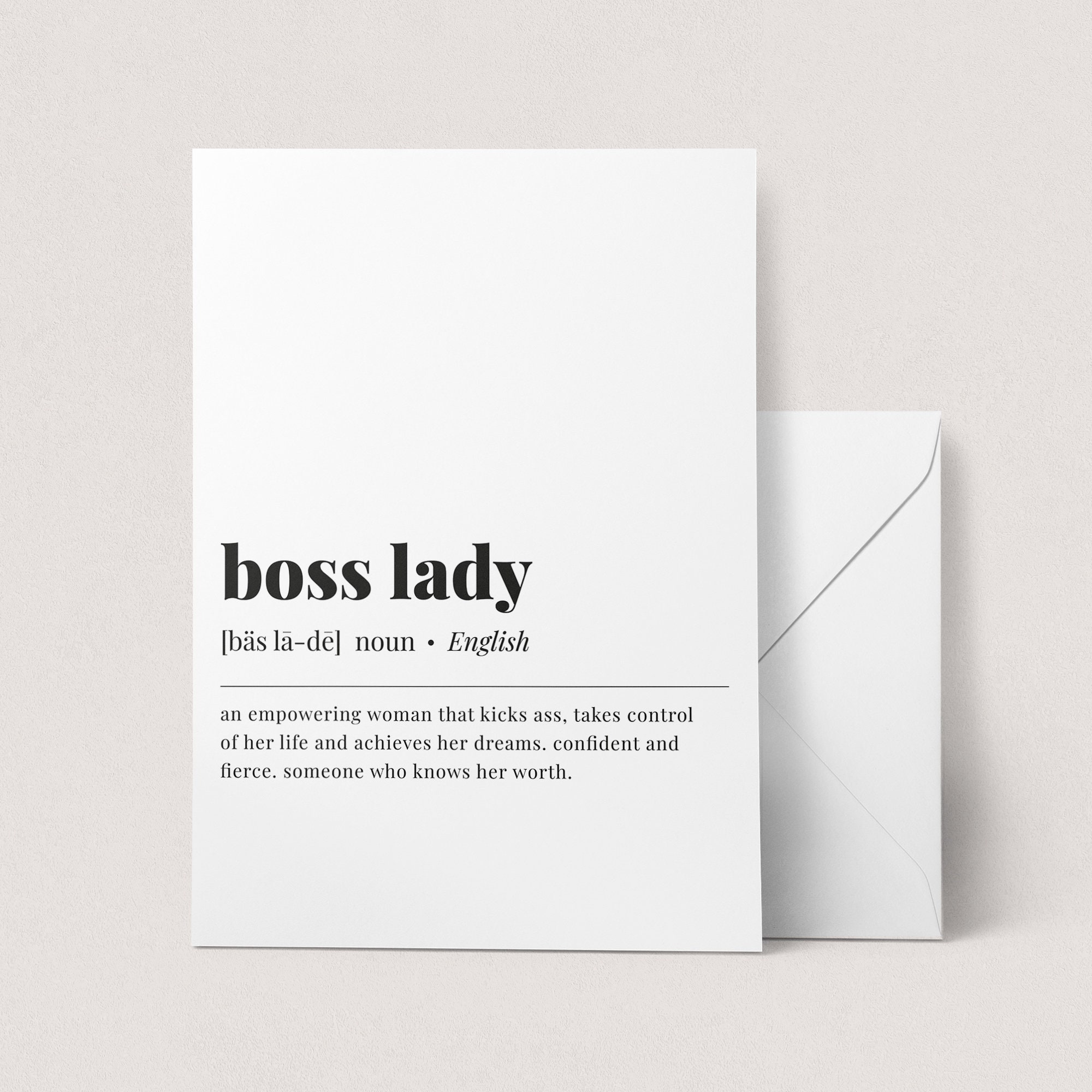 Boss Lady Printable Wall Art Boss Lady Definition Print Feminist Poster  Boss Lady Sign Office Decor for Her Women\'s Day Gift Boss Lady Gift - Etsy