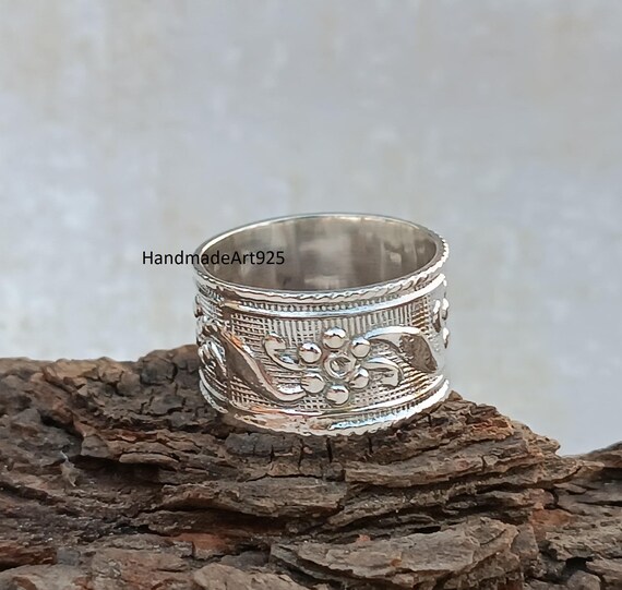 Anello Regalo Madre Argento Anello MAMMA In Argento Sterling 925 Con Zirconi - Solido, Fatto A Mano, Taglie Da K A U Anello Fatto A Mano Gran Bretagna
