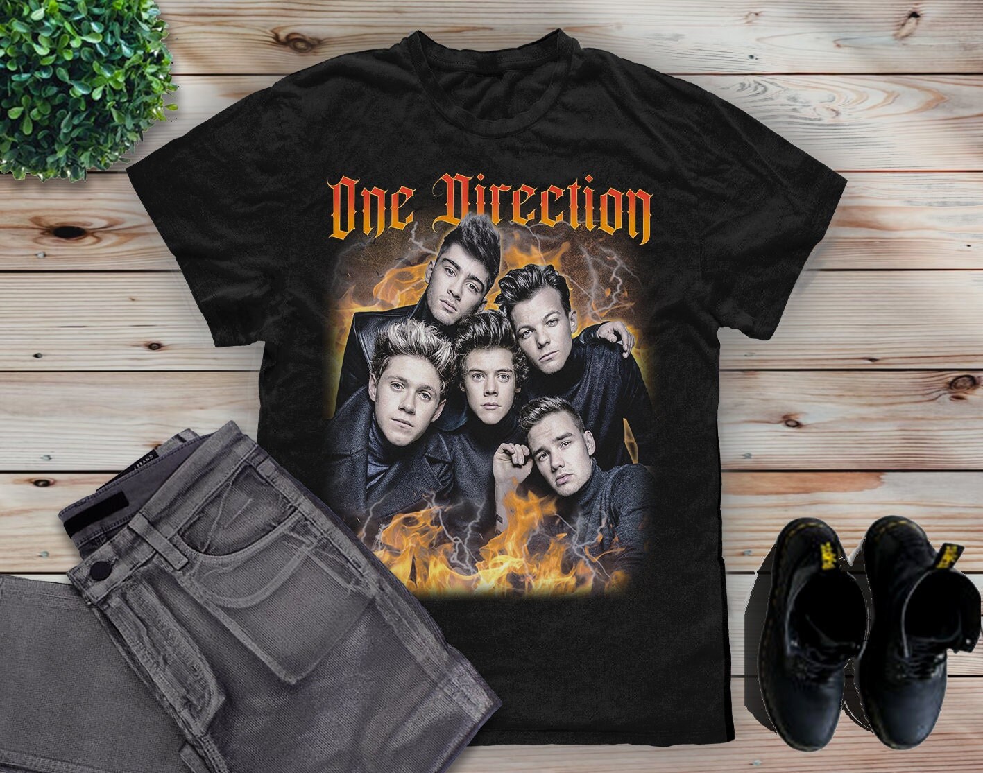 One direction tshirt Etsy España