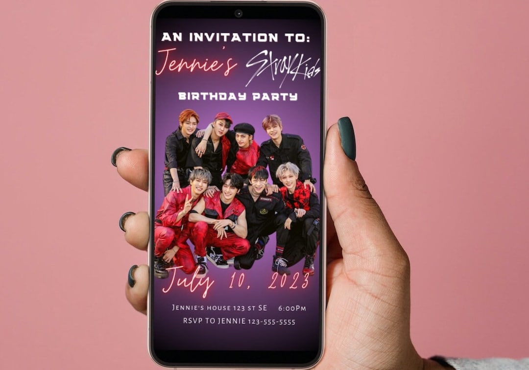 stray-kids-custom-birthday-mobile-invitation-etsy