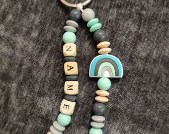 Personalized keychain "Rainbow"