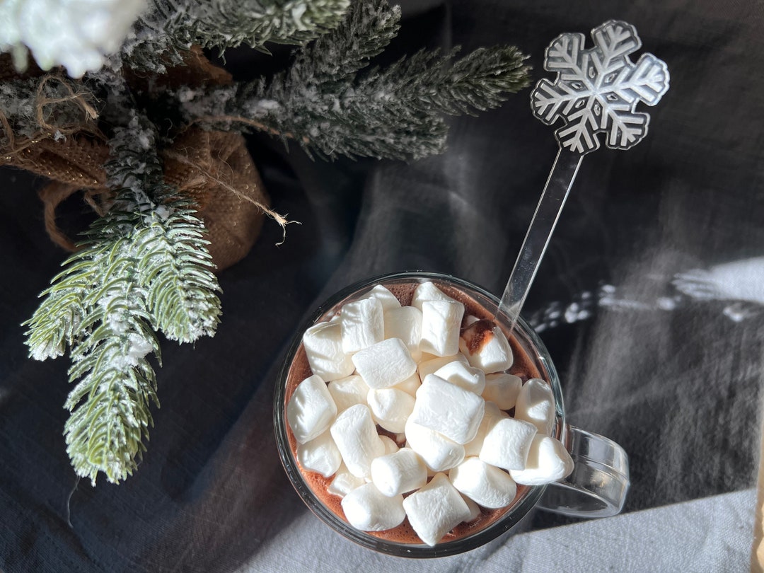 Snowflake Drink Stirrer, Holiday Cocktail Mixer, Christmas Swizzle