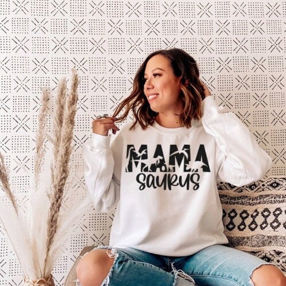 Mama Saurus Sweatshirt Mama Saurus 