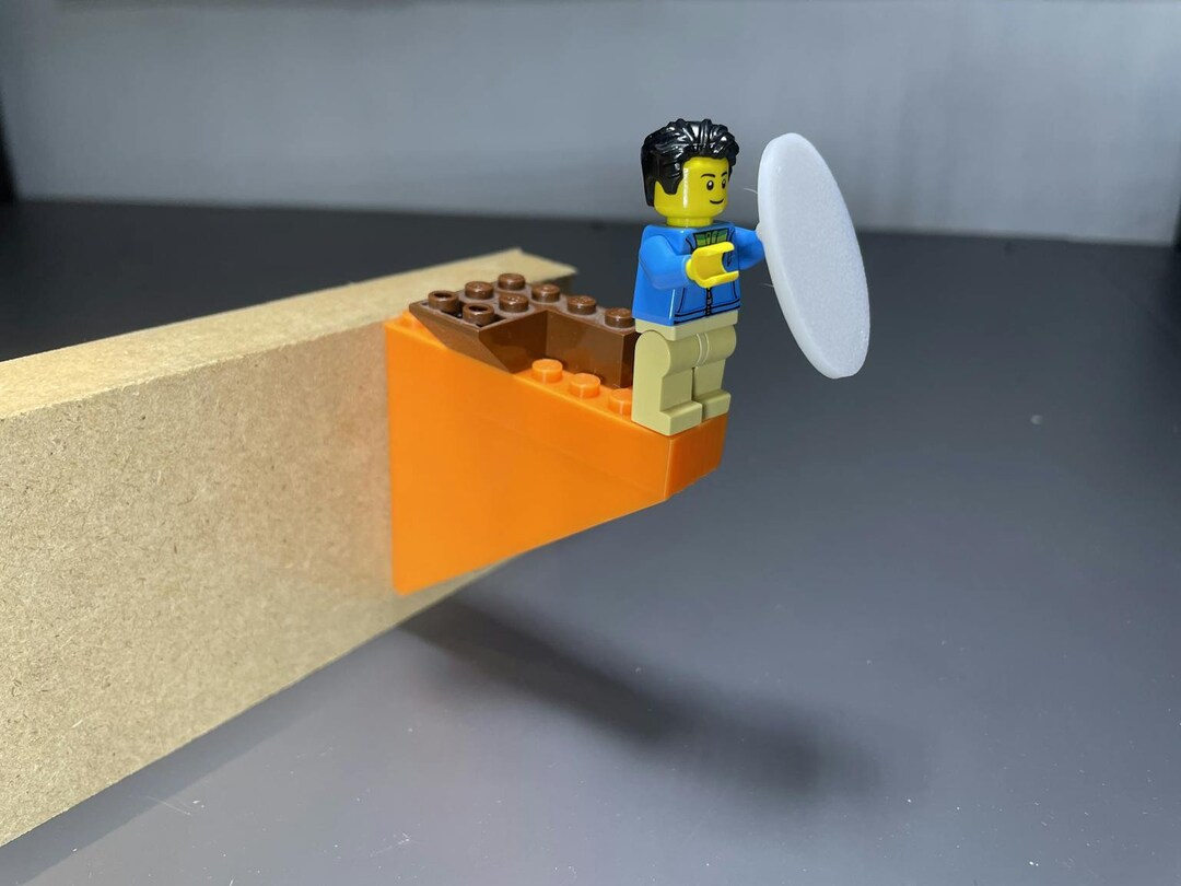 2 X 8 Lego Compatible Brick Wall Mount 2 Pieces - Etsy