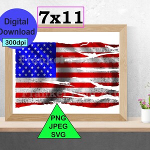 Weathered US Flag | Digital download |  svg, png, jpg, jpeg, | USA Flag | American Flag