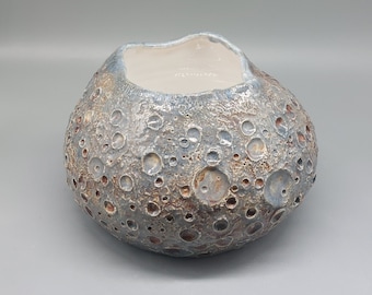 Vase with moon surface, bowl, DEKO