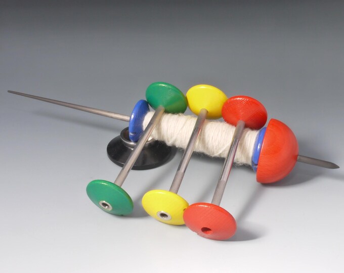 Variable Spindle With Interchangeable Whorl and Interchangeable Yarn ...