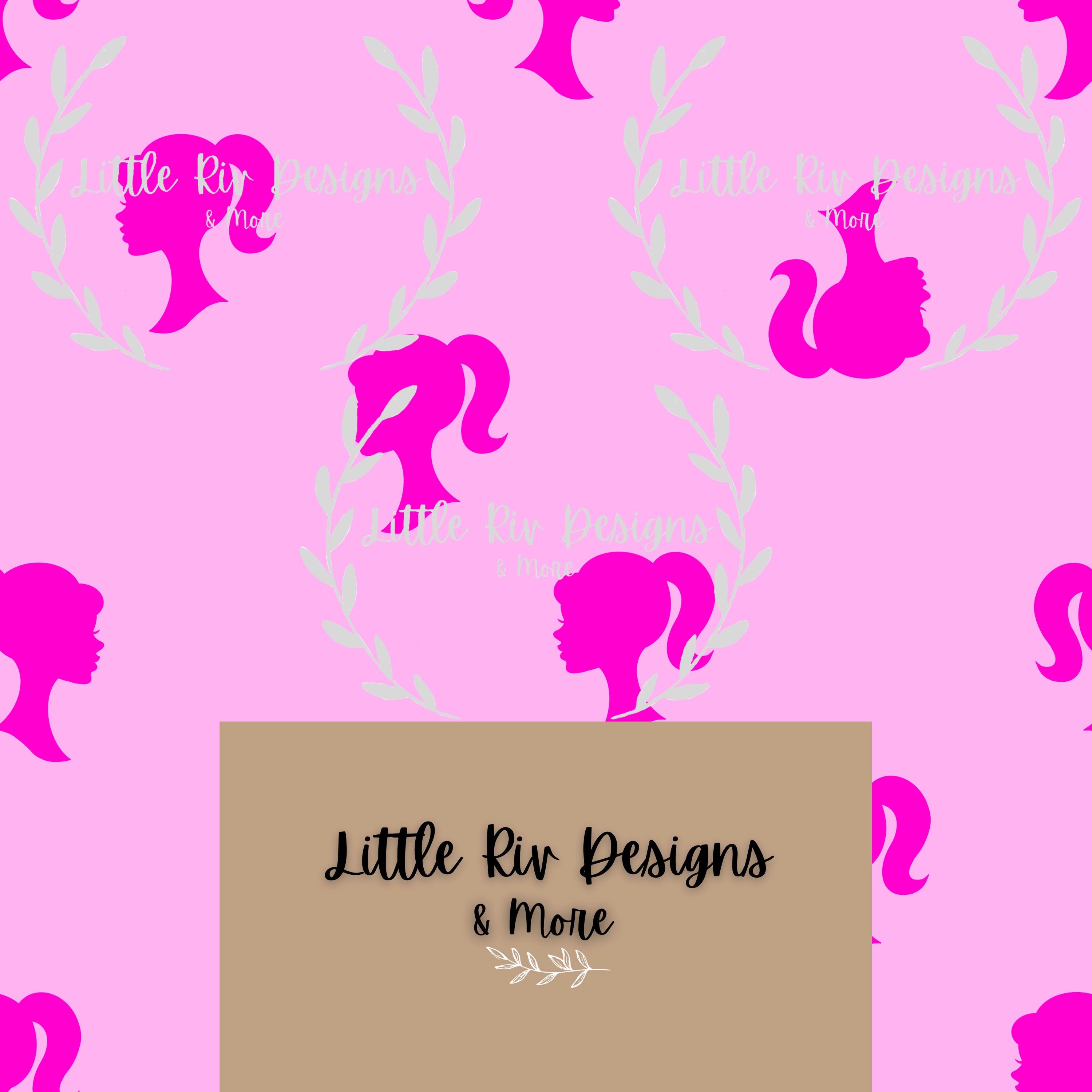 Barbie Pattern Barbie Seamless Pattern Barbie Digital Etsy