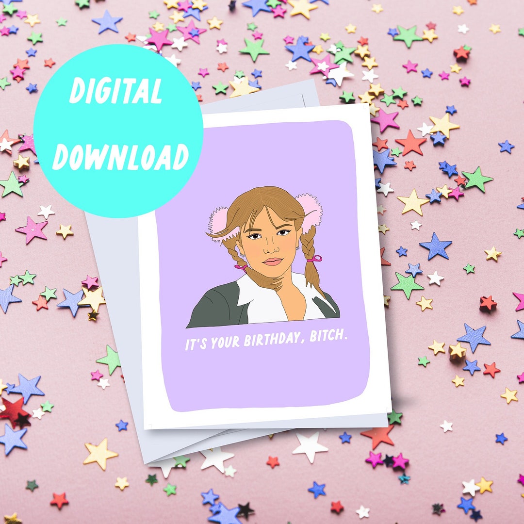 Printable Britney Spears Birthday Card It's Your - Etsy México