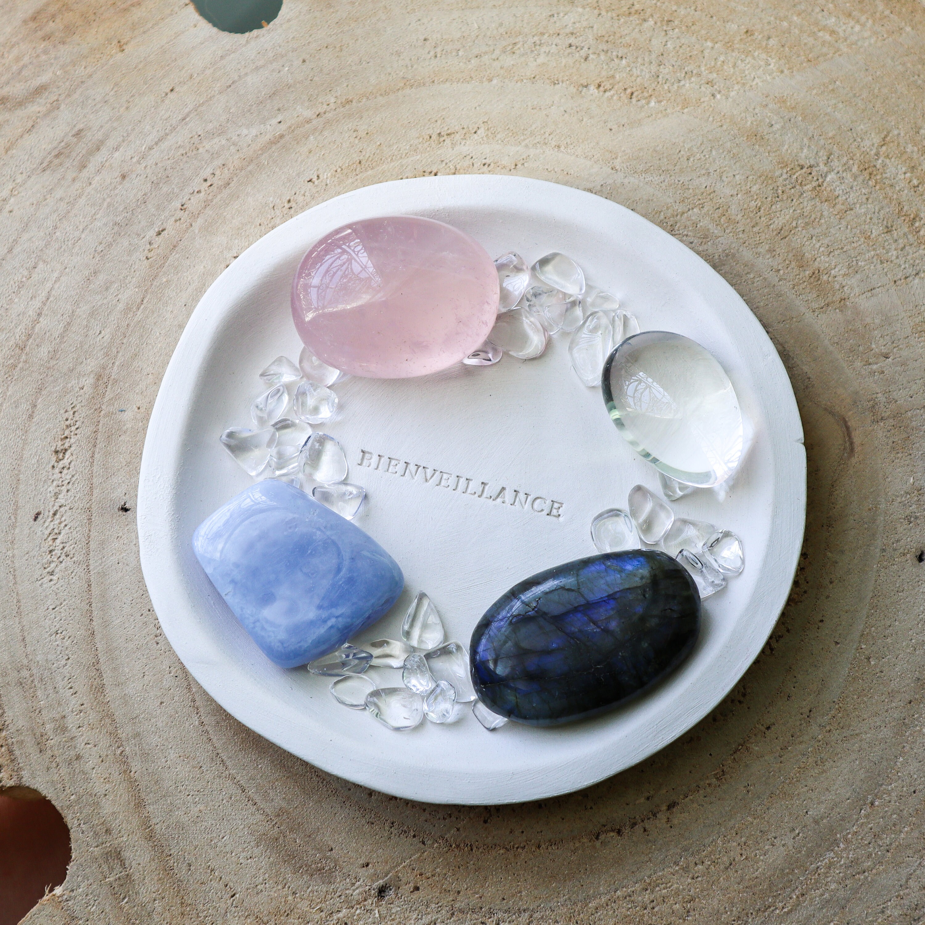 Coupelle Énergétique Intention de Bienveillance - Lithothérapie Cristaux Énergétiques Une Exclusivit