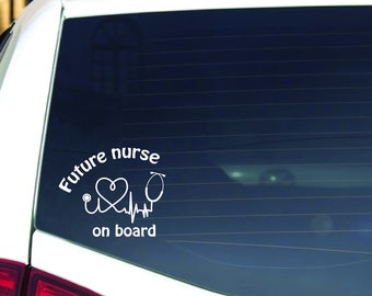 Future Nurse Sticker