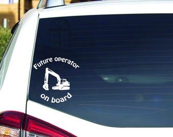 Sticker „Zukünftiger Operator an Bord“