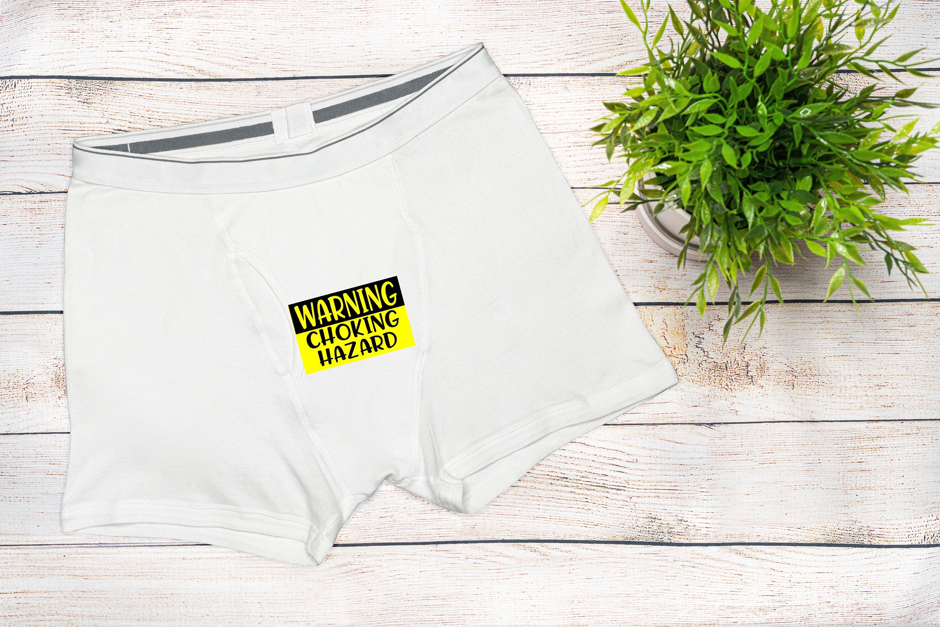 Warning Choking Hazard Men's Underwear Naughty Underwear Boyfriend's  Underwear -  Canada