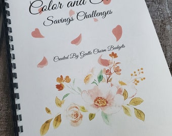 Color & Save Savings Challenge Book