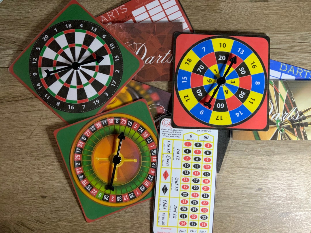 Roulette or Darts Savings Challenge Games Etsy