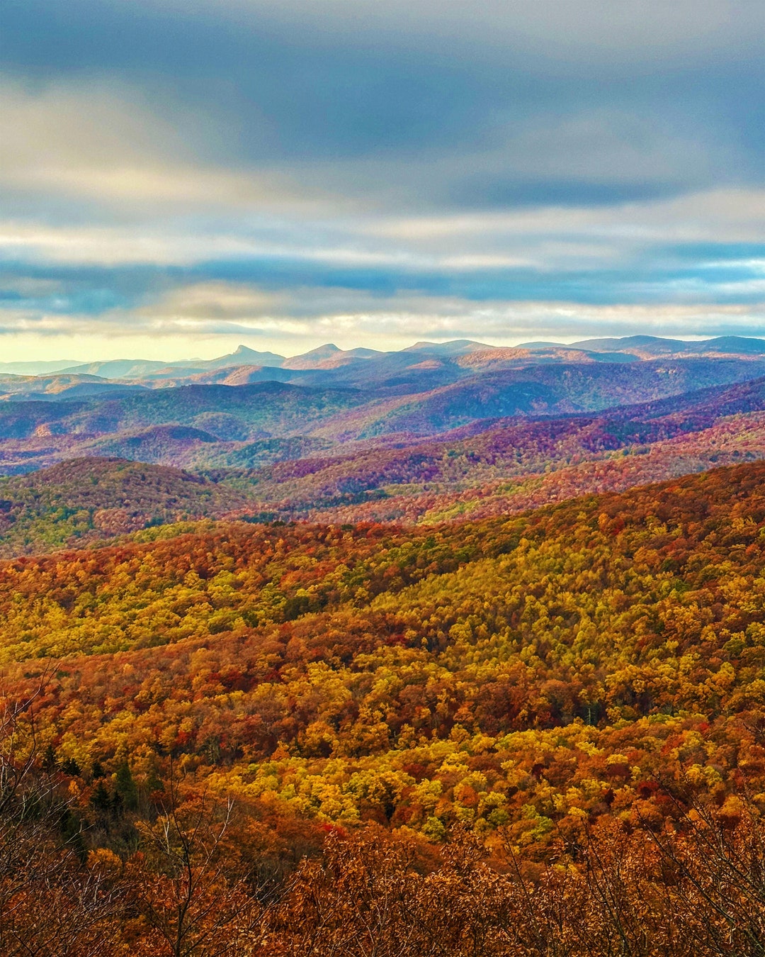 Blue Ridge Mountains in Fall, Digital Download - Etsy
