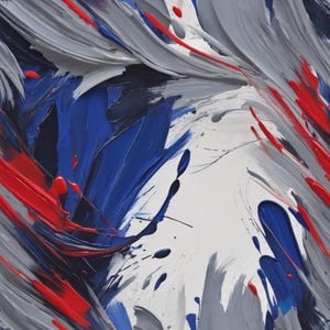 Buffalo Bills Musterdesign | Digitales Design in Teamfarben zum Basteln & Wohndekor
