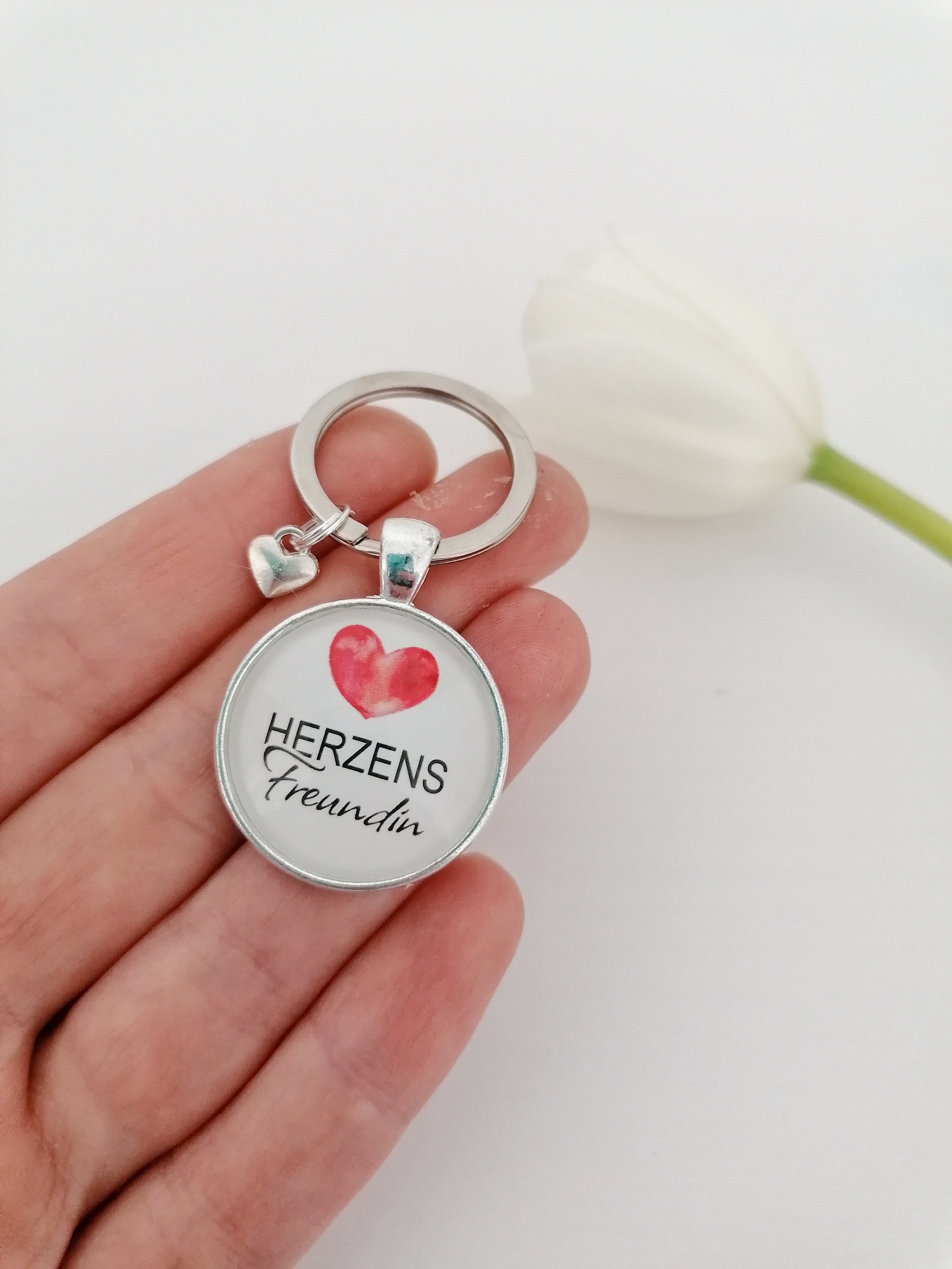 Cup Handtaschen-Anhänger Für Beste Freundin – 8,2 Cm, Mit Abnehmbarem Deckel Als Lippenstifthalter, 2er-Set
