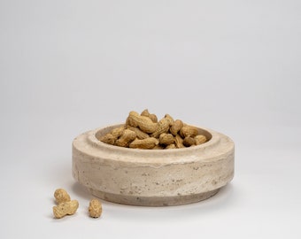 Troy Travertine Bowl - Small