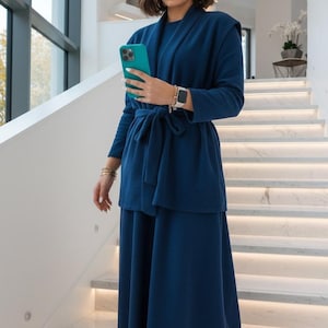 Long Modest Office Wear Modest Workwear Muslim Office Wear Formal Dresses Niswa Fashion