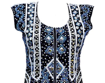 Crystals Western Show Vest: Stretch Horsemanship Bolero