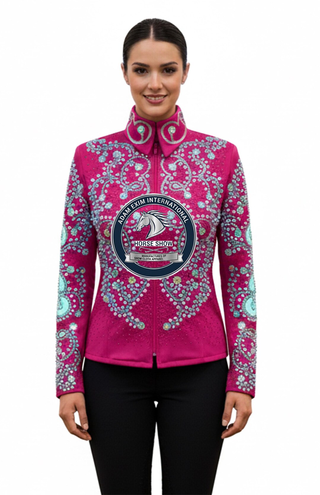 Customaized Riding Jacket Custom Western Show Jacket: Embroidered Horse Riding Showmanship - Etsy