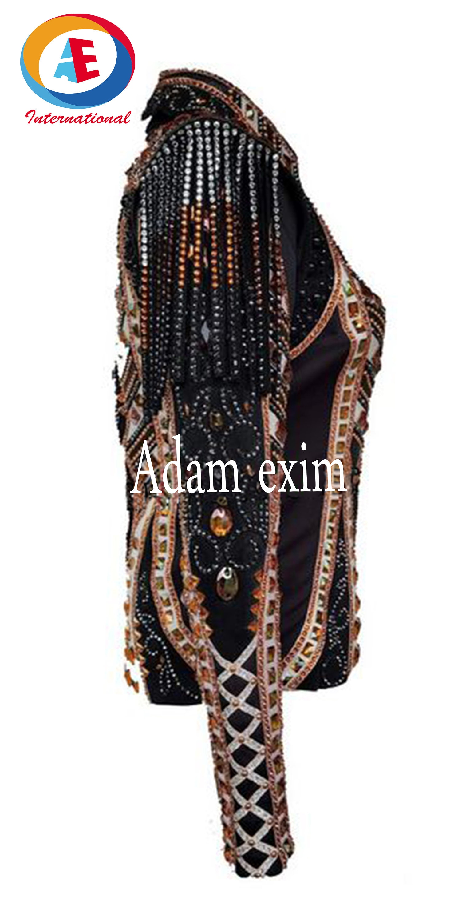 amber veste à franges western Stars and Stripes Femme | la joya-western