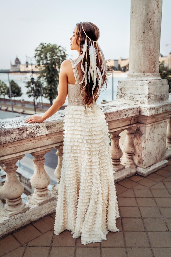 knee length dresses for ladies Strapless Sweetheart Layered Tulle Ball Gown Wedding Dress – John Paul  Ataker main image 0