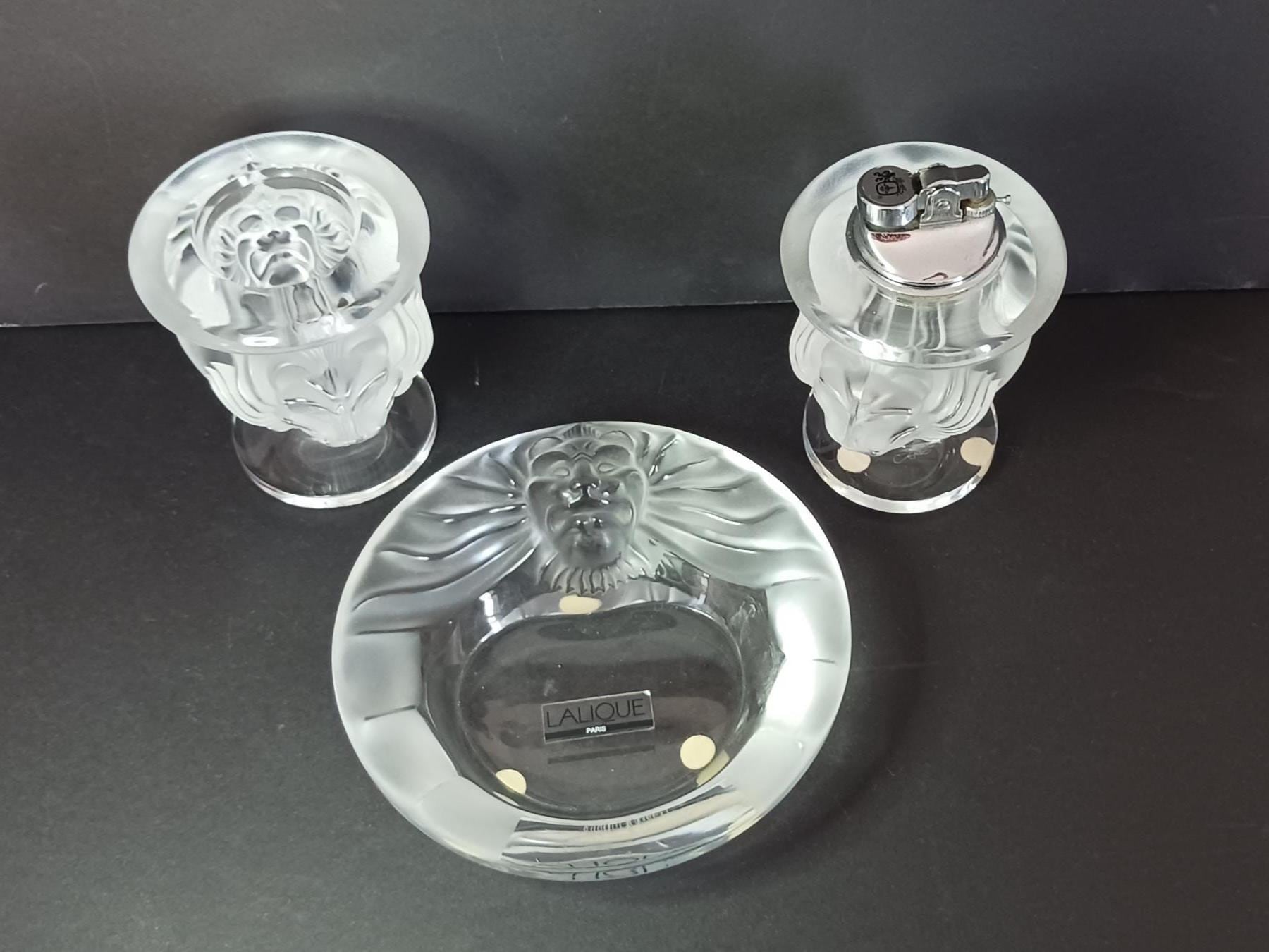★★★Lalique ラリック フランス 　 　Lionシガレッホルダー。 Lalique ラリック フランス Lionシガレッホルダー インテリア小物