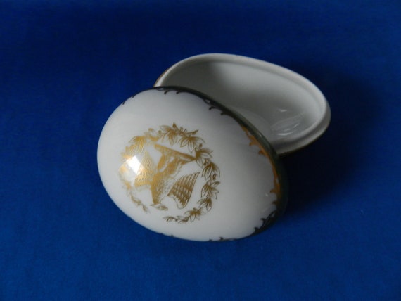 Limoges France Fontanille & Marraud Egg Trinket J… - image 4