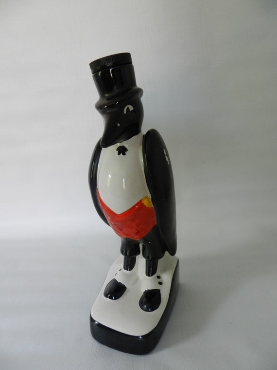 Vintage Old Crow Decanter Ceramic Kentucky Straight Bourbon Etsy