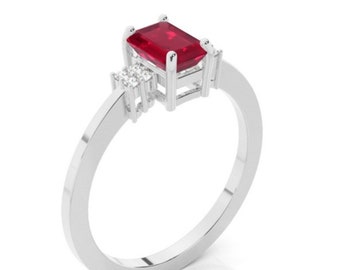 Ruby Jewelry Ring, Statement Ring, Engagement Ring, Handmade Ring, Webbing Ring, Ruby Zircon Ring, 925 Sterling Silver Ring, Gifts For Her