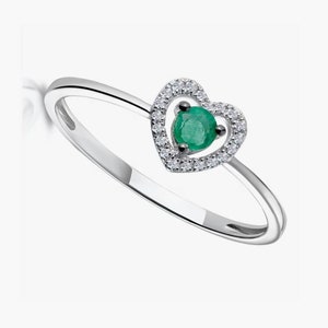 100% Natural Emerald Jewellery Ring, 925 Sterling Silver Ring, Statement ring, Weddings Ring, Handmade Ring, hard Shape Ring, Gift for Her