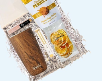 Caja de regalo para cóctel Old Fashioned: vaso S’well, aperitivos y accesorios para bourbon