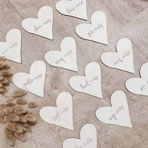 Carte étape bébé 12 mois coeur et carte prénom bienvenue en bois et plexi