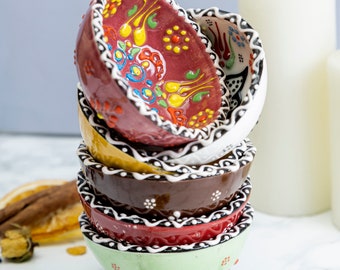 Ceramic Bowls, Handmade Turkish Ceramic Bowl, Microwave Safe, Lead Free, Food Grade, Handmade Pottery, Gift Ceramic Bowls for Wedding