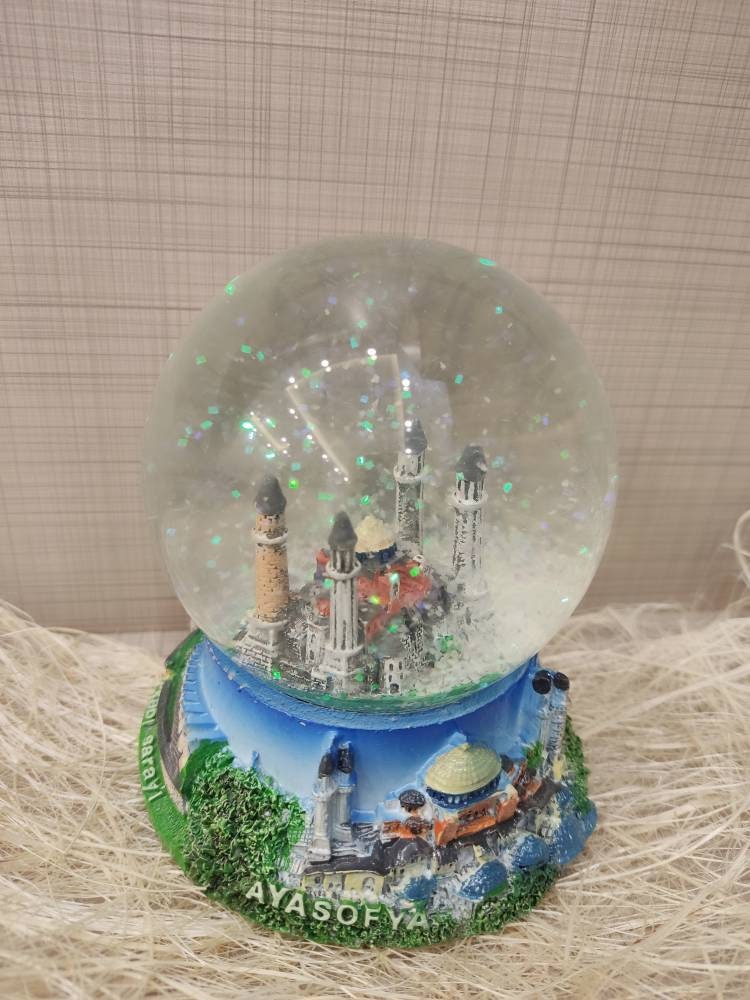 A Turquia a Mesquita Azul de Istambul Snowglobe Tourist Loja - China Globo  de neve e Loja Globo de neve preço