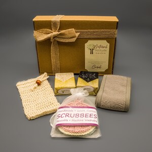 Beauty gift box set/cleanse and exfoliate pamper kit