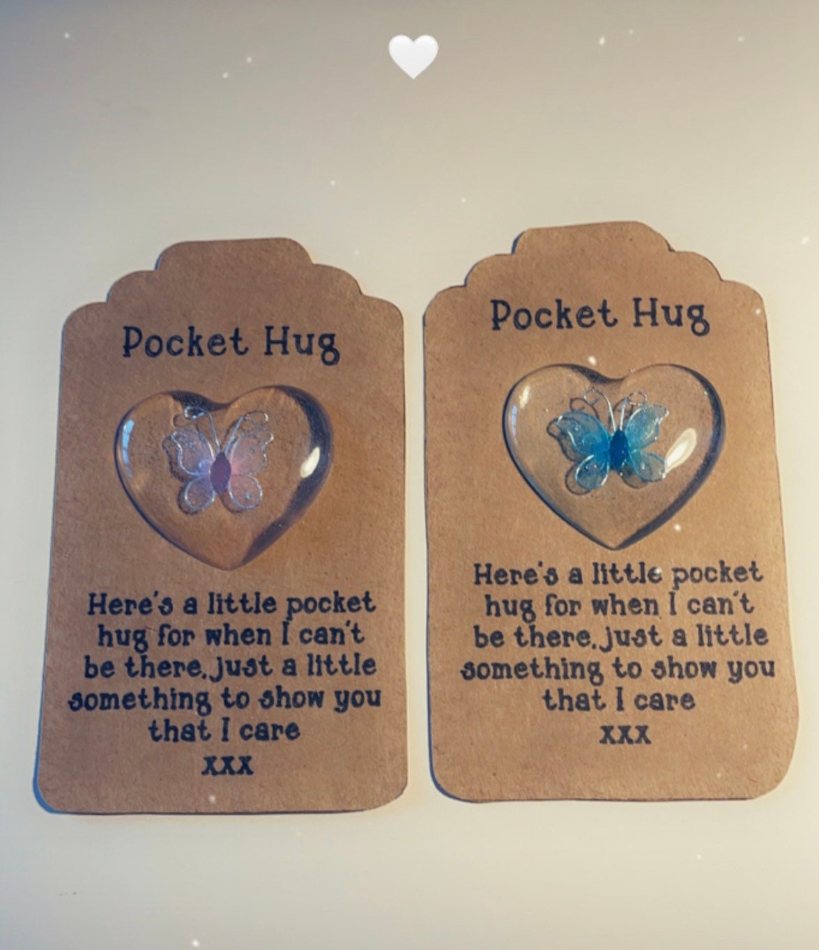 Resin Pocket Hug Available in a Choice of Colours Etsy UK