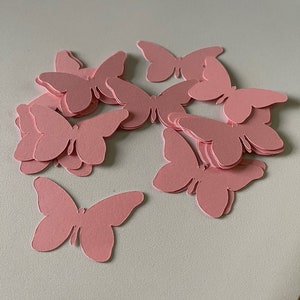 25 Paper butterflies die cut wedding scrapbooking, wedding decoration, table butterflies, baby showers