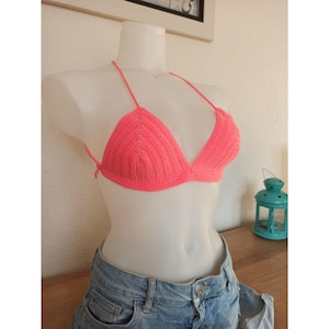 Crochet Halter Tops, Neon Knit Top, Summer Festival Top, Criss Cross Top, Hippie Boho Tops, Woman Crochet Clothing - Beach and Festival Wear