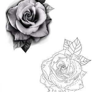 Share 104 about rose tattoo stencil best  indaotaonec