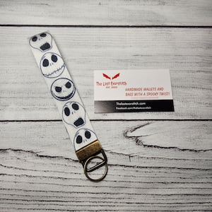 Skeleton heads - Key Fob-Keychain-Wrist Strap