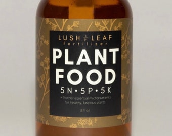 Lush Leaf Natural Indoor & Outdoor Plant food and Fertilizer for rapid growth and healthy plants