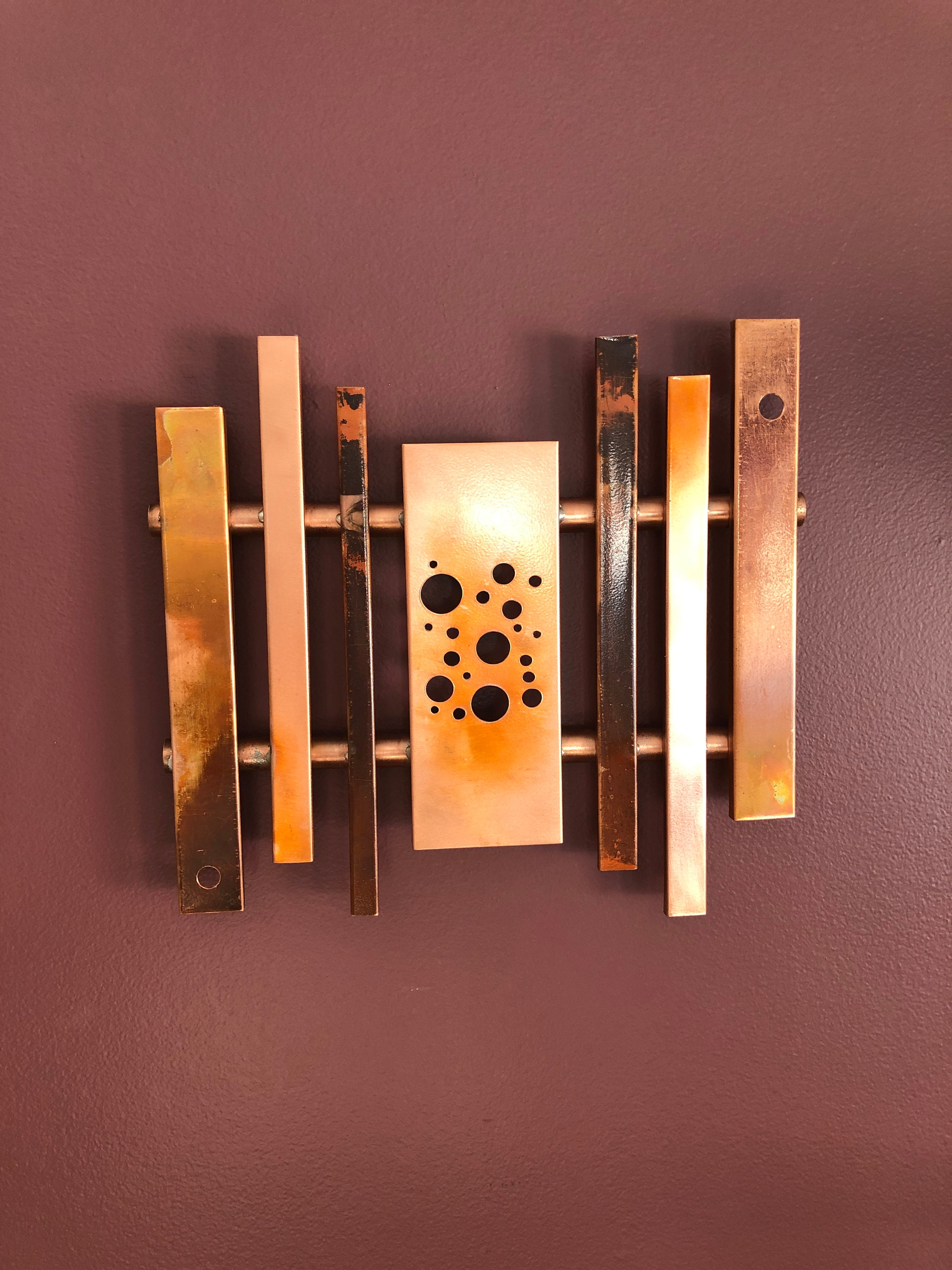 Copper Wall Decor, Metal Wall Art, Copper Wall Art, Handmade Wall