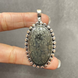 Marcasite Gemstone 925 Sterling Silver Pendant Necklace For Christmas Gift Marcasite Handmade Pendant